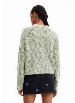 DESIGUAL Chunky knit jumper with embroidery  - Image 4