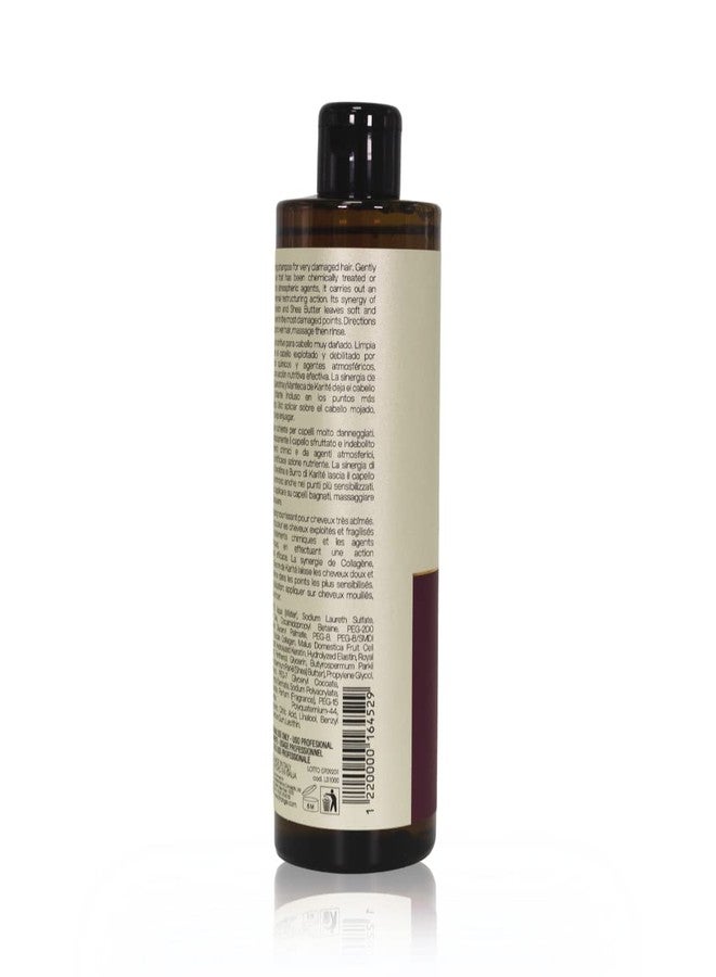 LINANGE Emergency Reconstruction Shampoo for Very Damaged Hair with Collagen, Keratin, and Shea Butter - Nourishing and Restructuring Shampoo, 500ml / 16.9 oz. - Image 4