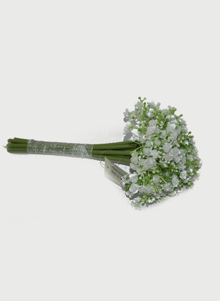 DRAMA HOME Bundle Of Artificial Flowers White 27centimeter  - Image 4