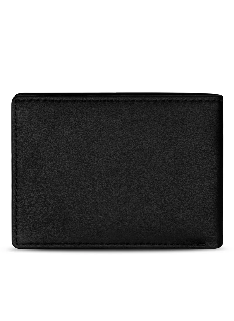 دوكاتي كورس Lucca Black Genuine Leather Wallet For Men
