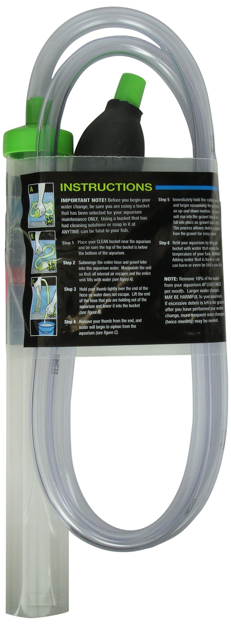 Python Pro-Clean Aquarium Gravel Washer/Siphon Kit, Large with Siphon Squeeze - Image 3