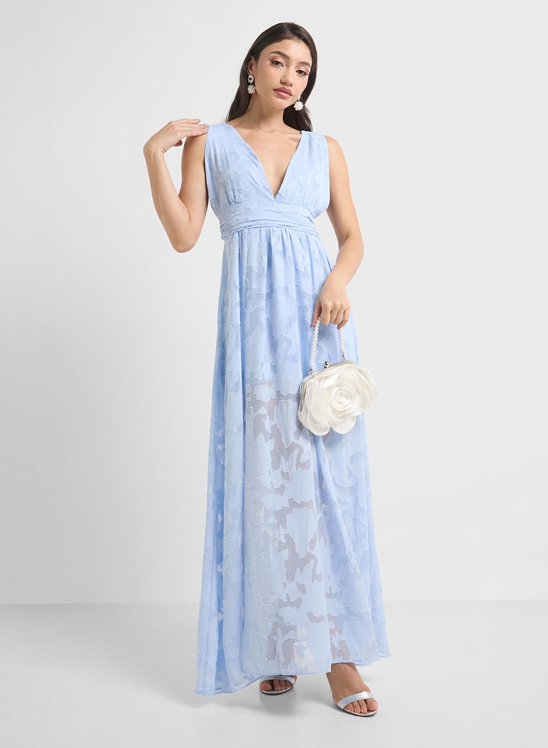 ELLA Floral Chiffon Dress  - Image 4