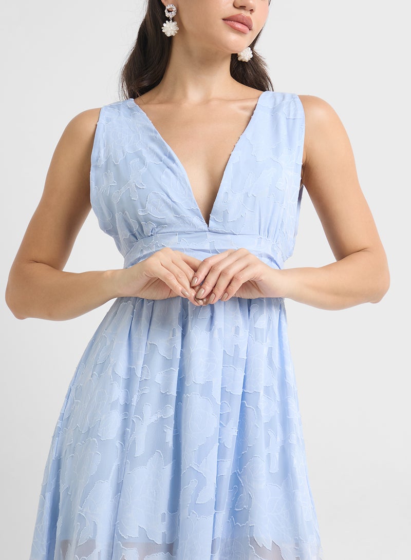 ELLA Floral Chiffon Dress  - Image 3
