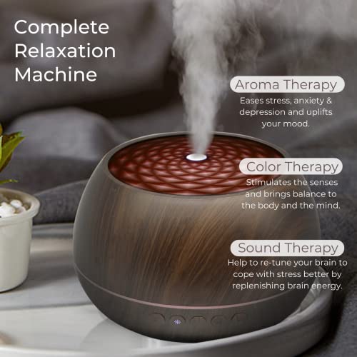 Reffair Caligo 100 Essential Oil Diffuser, Humidifier with Bluetooth speaker | 1L Large Capacity | 7 LED Mood Lights | Perfect for Home Decor, Meditation & Relaxation - Image 4