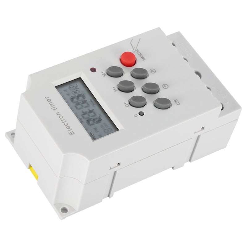 KG316T-II مفتاح زمني رقمي 30 أمبير مبرمج مفتاح تحكم زمني إلكتروني (220 فولت متردد) - Image 4
