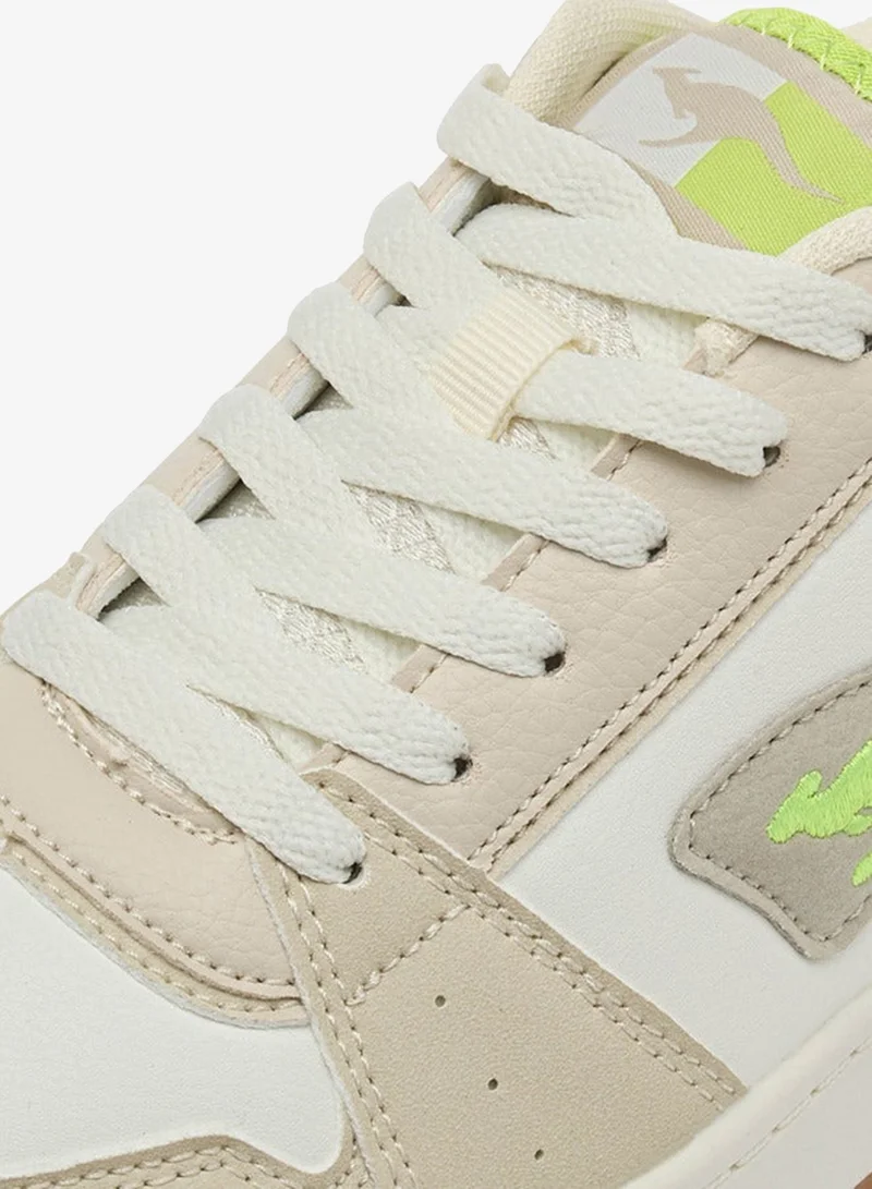 kangaROOS  Women's Panelled Sneakers with Lace-Up Closure for Women | Best Price UAE
