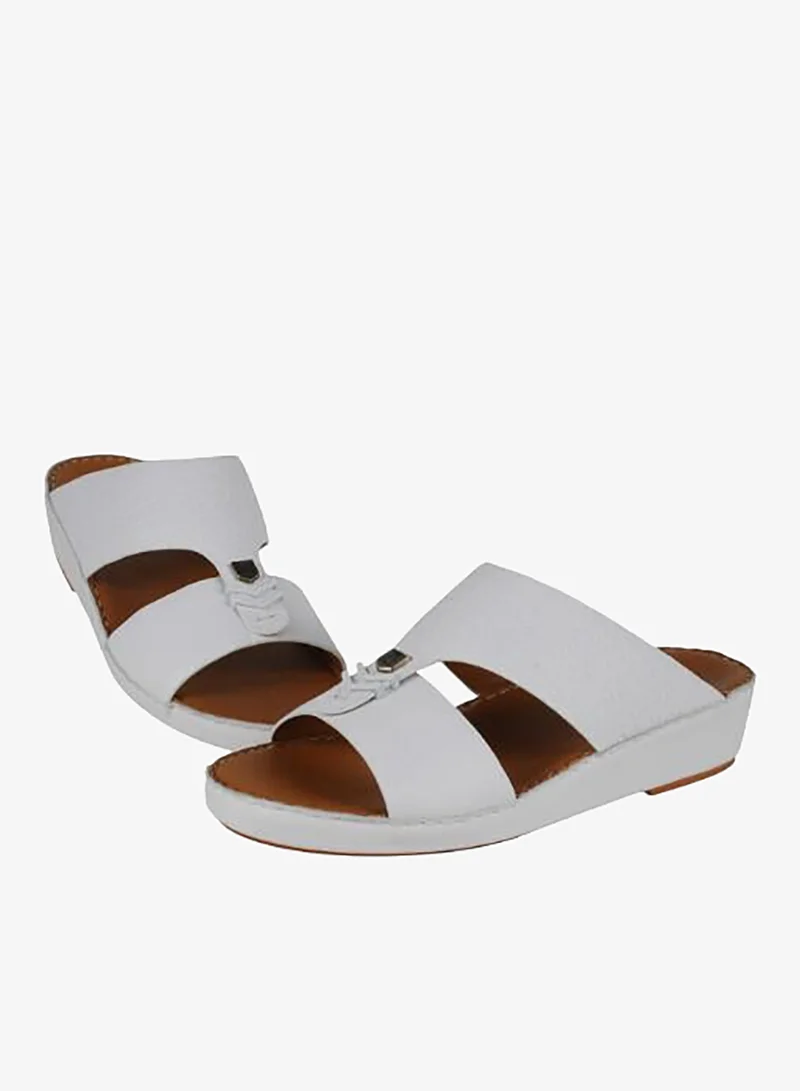 بارجيل أونو 008-3902 Barjeel Uno Mens Arabic Sandals BSP1-66 White