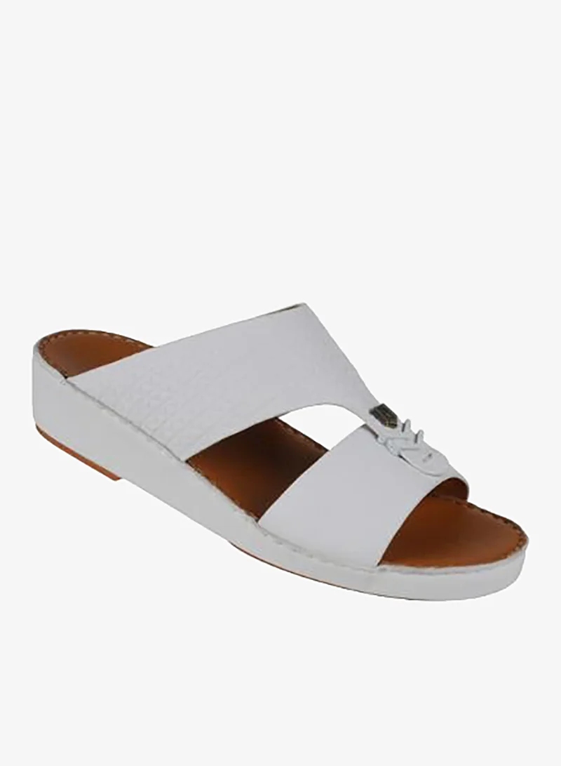 بارجيل أونو 008-3902 Barjeel Uno Mens Arabic Sandals BSP1-66 White
