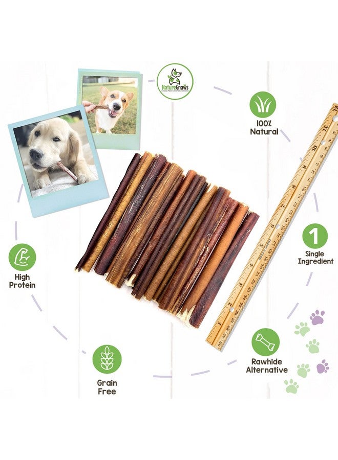 Nature Small Bully Sticks For Dogs 56" (15 Count)  Long Lasting For Light Chewers And Puppies  Natural Thin Beef Dog Chew Bones  Rawhide Free - Image 3