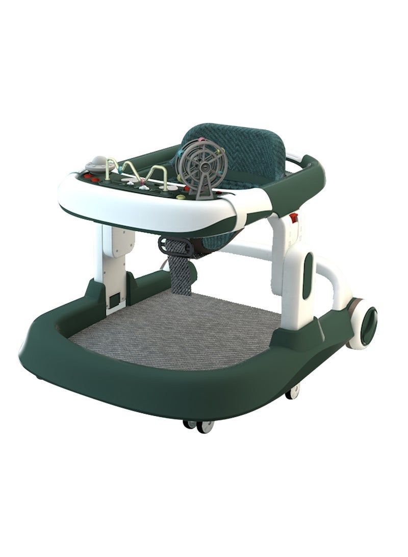 ما بيبي مشايات أطفال مضادة على شكل O مع سرعة وتروس قابلة للتعديل ، مشاية للطفل مع فرامل أمان أوتوماتيكية - Image 1