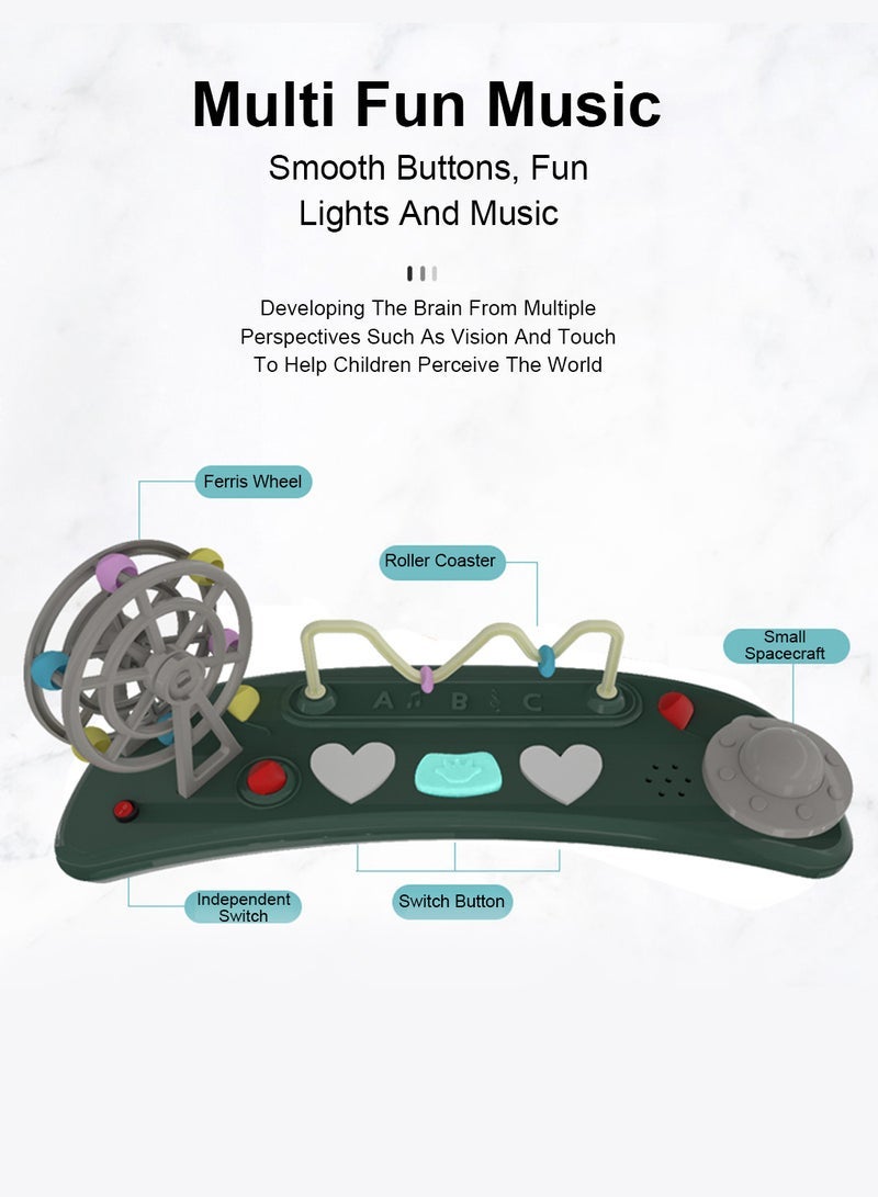ما بيبي مشايات أطفال مضادة على شكل O مع سرعة وتروس قابلة للتعديل ، مشاية للطفل مع فرامل أمان أوتوماتيكية - Image 4
