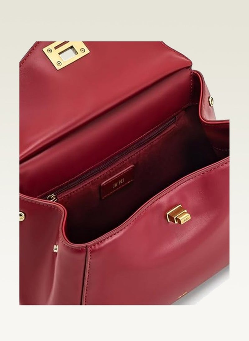 JW PEI JW PEI pillow bag Lucia lock handbag women's small handbag to work commuting shoulder slung bag. - Image 4