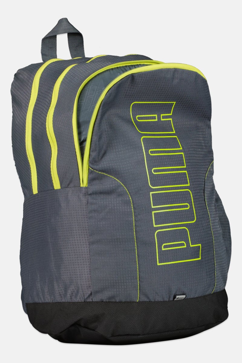 PUMA Men Brand Logo Backpack, Dark Grey - Image 3