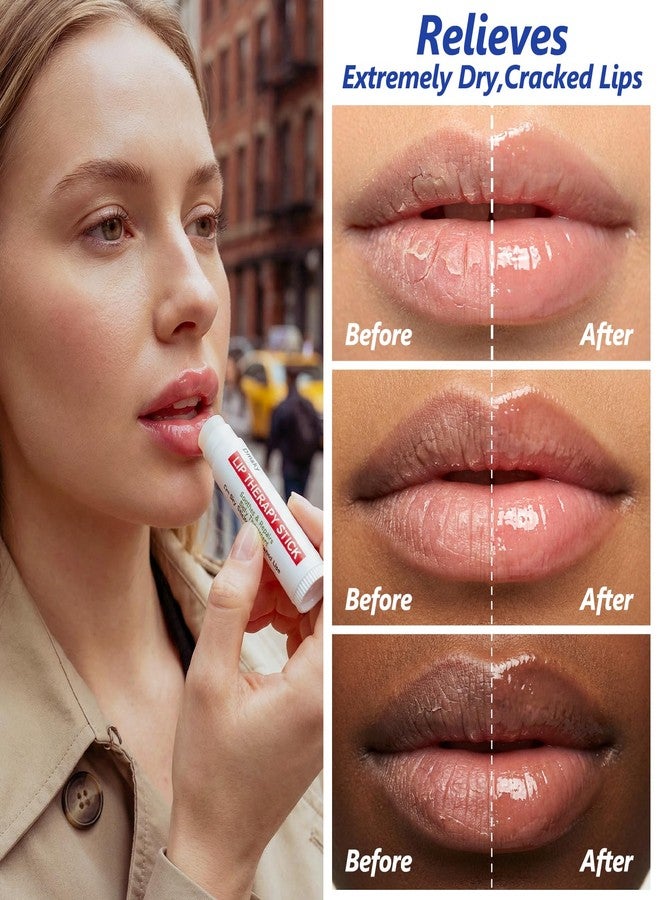 Dmsky 10 Pack Lip Repair Lip Balm,Lip Therapy Chapstick for Dry Chapped Lips,10 Natural Berry Flavor,Hydrating Healing,0.15 oz - Image 4