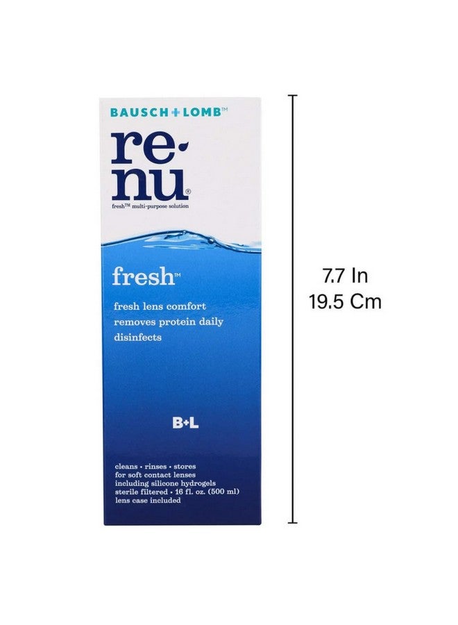 Renu Bausch + Lomb Fresh Multi-Purpose 500Ml Contact Lens Solution (Pack Of 1) - Image 5