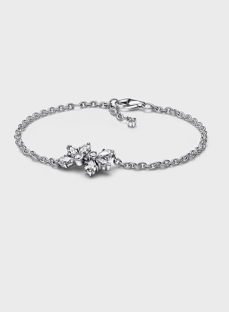 PANDORA Sparkling Herbarium Cluster Chain Bracelet