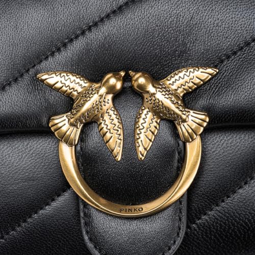 PINKO بينكو معاصر، Z99q_أسود-ذهب عتيق - Image 3