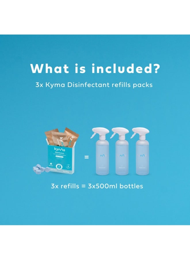 kyma Kyma 1.5 Liter Disinfectant Refill Tablets  - Image 1