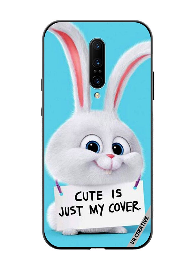 VR CREATIVE Protective Case Cover For OnePlus 7 Pro Cute Is Just My Cover Design Multicolour - Image 1