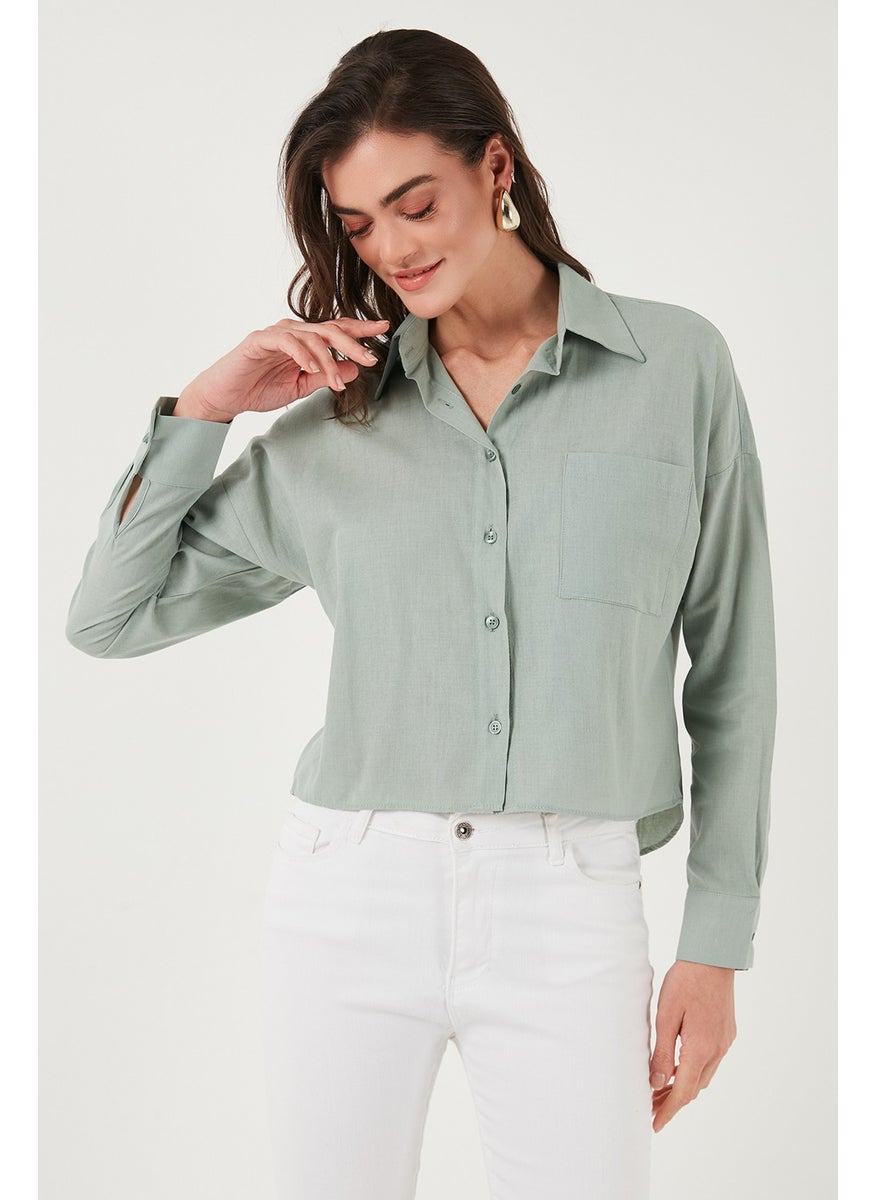 Cotton and Linen Blend Regular Fit Short Front Long Back Shirt Women's Shirt 6772867 - pzsku/Z89F24AE6B7148D0CF22AZ/45/_/1741264873/0279584f-b0f1-49c7-84ea-6b33eb1dc925