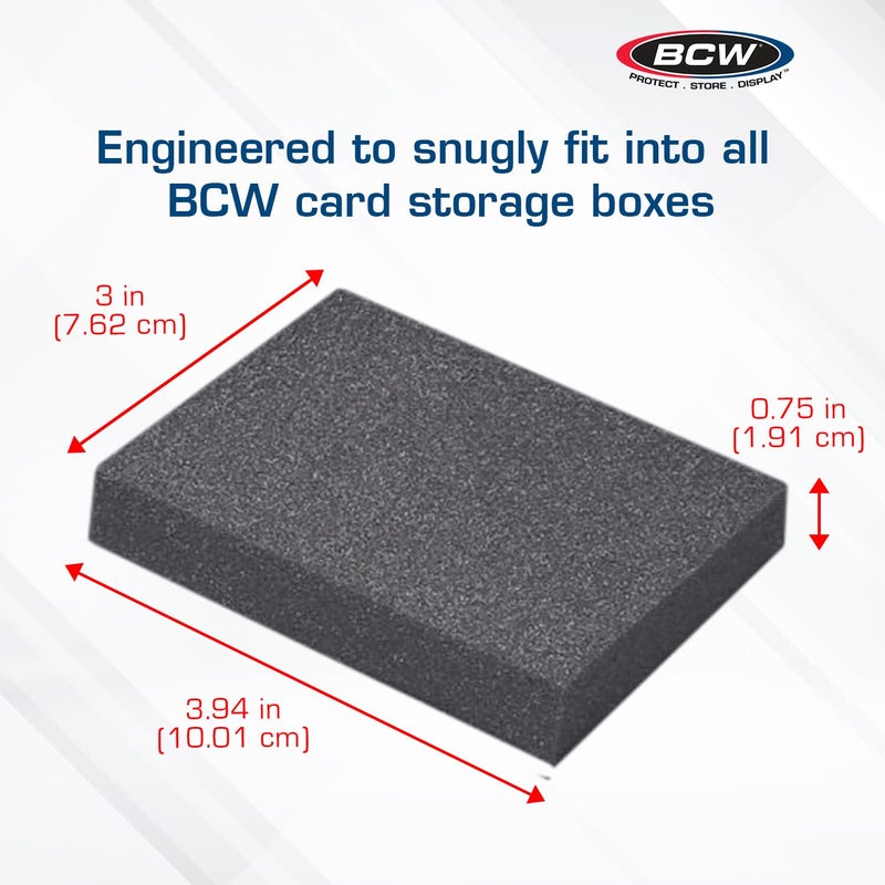 BCW Monster Pads - 20 Pack | Acid-Free Foam Inserts for Card Storage Boxes - Image 3