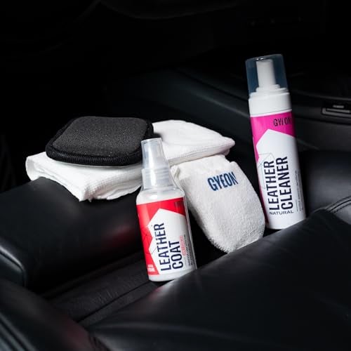 Gyeon Q²M LeatherSet Natural - All in One Car Leather Cleaner and Coating Kit - Clean and Protect Your Cars Leather Interior and Seats - Automotive Leather Protection - Image 4