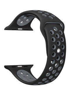 Beauenty Silicone Strap For Apple Watch Nike + Black/Grey 