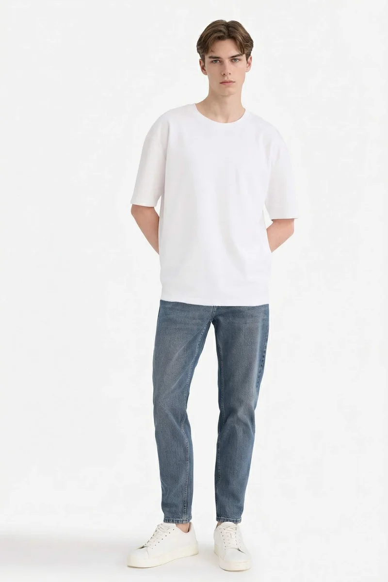 ديفاكتو Slim Tapered Fit Jeans