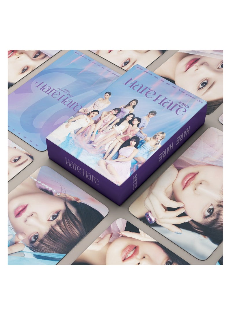 NIBEMINENT 55 Pcs Kpop TWICE HARE HARE Lomo Cards Card For Fans Collection Gifts - Image 3