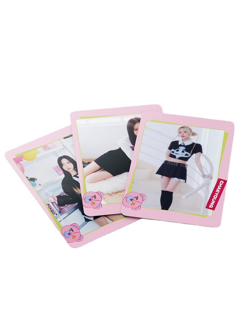 NIBEMINENT 55 Pcs Kpop TWICE HARE HARE Lomo Cards Card For Fans Collection Gifts - Image 4