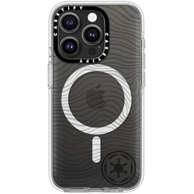 Casetify Clear iPhone 15 Pro Case 【Mandalorian Co-Lab/Not Yellowing / 6.6ft Drop Protection/Compatible with Magsafe】 - Beskar Ingot - Clear - Image 4