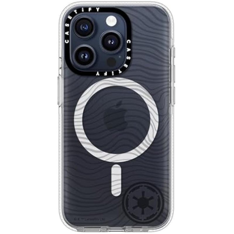 Casetify Clear iPhone 15 Pro Case 【Mandalorian Co-Lab/Not Yellowing / 6.6ft Drop Protection/Compatible with Magsafe】 - Beskar Ingot - Clear - Image 2