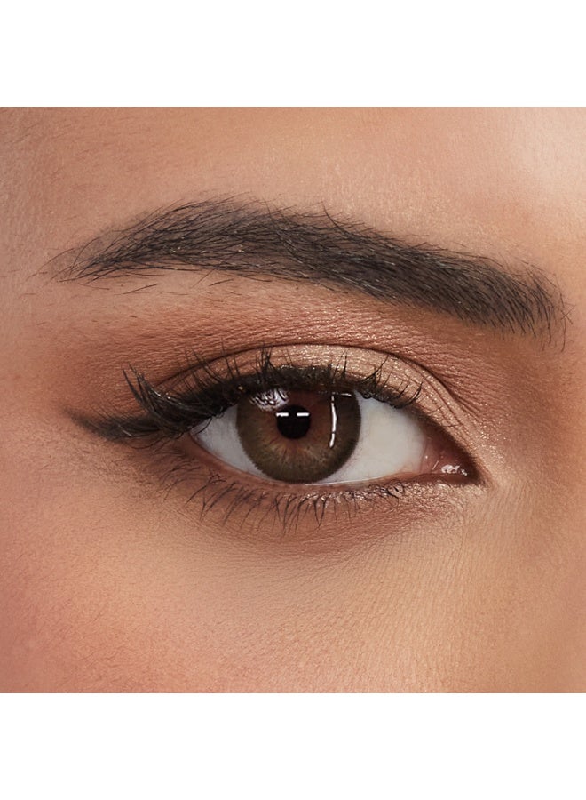 Aqualens Aquacolor Daily Disposable Colored Lenses with 0 Power - Tan Brown - (10 Lens/Box) - Image 1