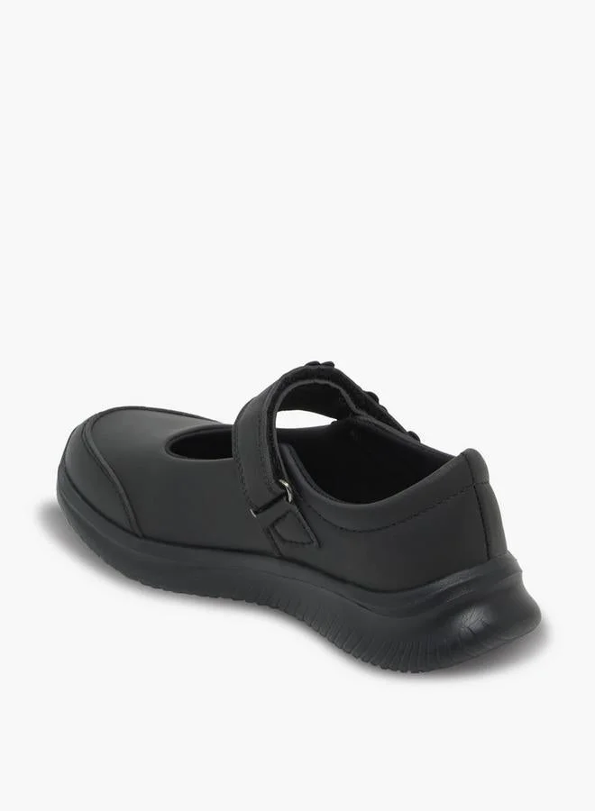 Dash BLACK Girls Hook & Loop Mary Jane School Shoes for Women | Best Price UAE