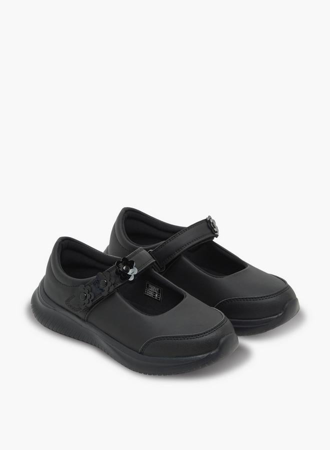 Dash Girls Hook & Loop Mary Jane School Shoes - Image 3