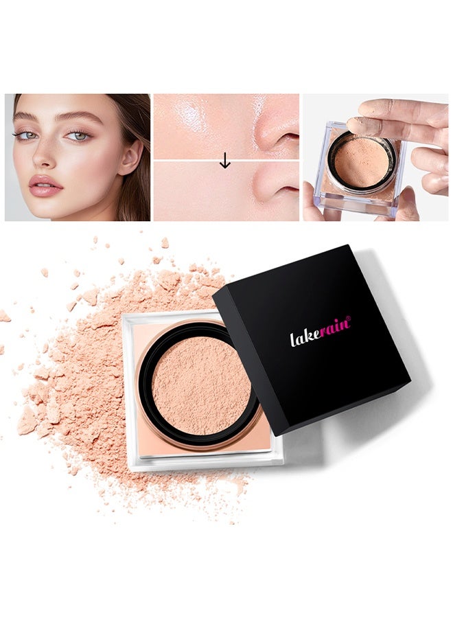 ليكرين بودرة الخَبز السائبة والتثبيت، بودرة تثبيت سائلة طويلة الأمد فيكشن، مناسبة للبشرة ذات اللون الطبيعي #1 فاتح - Image 1