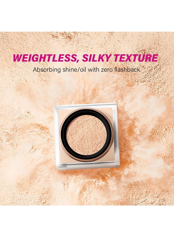 ليكرين بودرة الخَبز السائبة والتثبيت، بودرة تثبيت سائلة طويلة الأمد فيكشن، مناسبة للبشرة ذات اللون الطبيعي #1 فاتح - Image 5