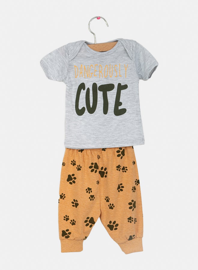 JOCKEY Baby Boy Wild Boy Printed Summer Cotton Pyjama Set