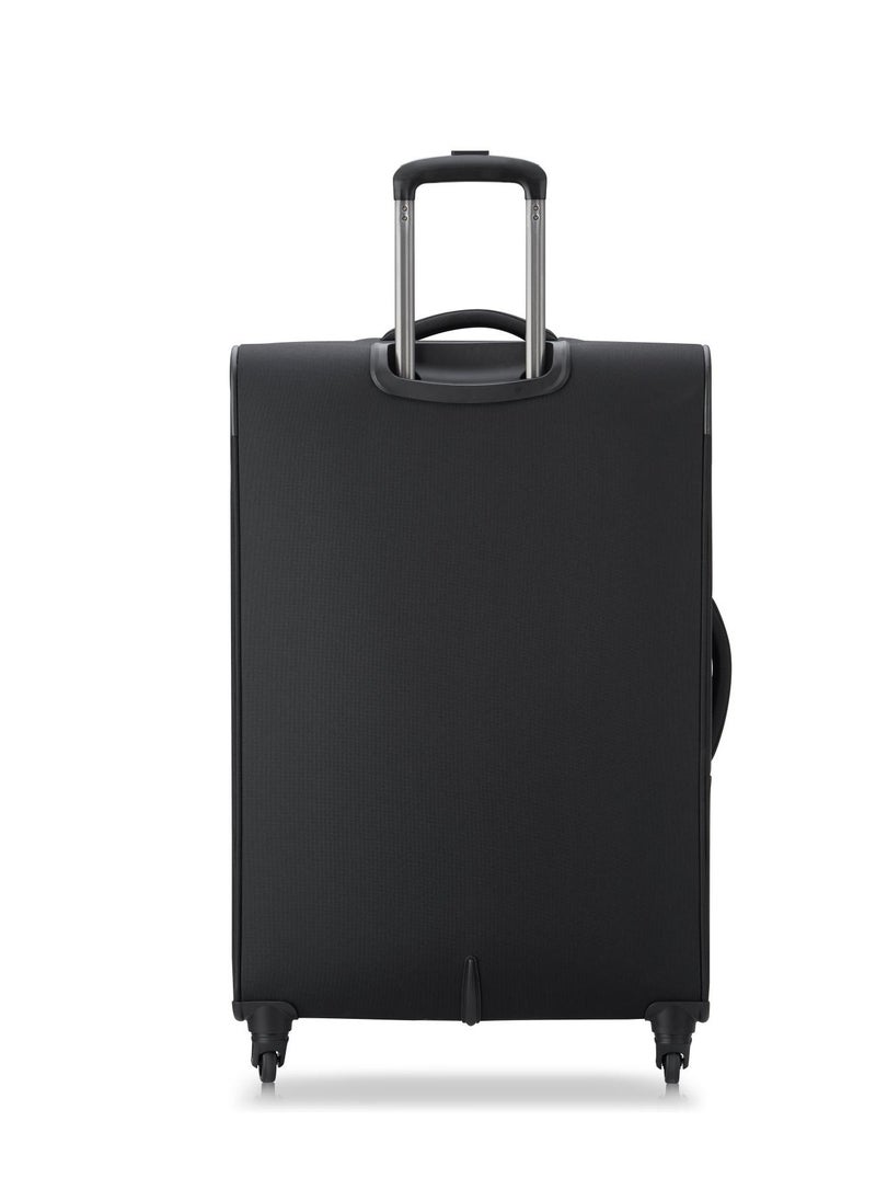 ديلسي _باريس Vanguard 70cm Expandable 4Double Wheel Check-In Luggage Trolley Black  - Image 3