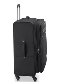 DELSEY Paris Vanguard 70cm Expandable 4Double Wheel Check-In Luggage Trolley - Black  - Image 4