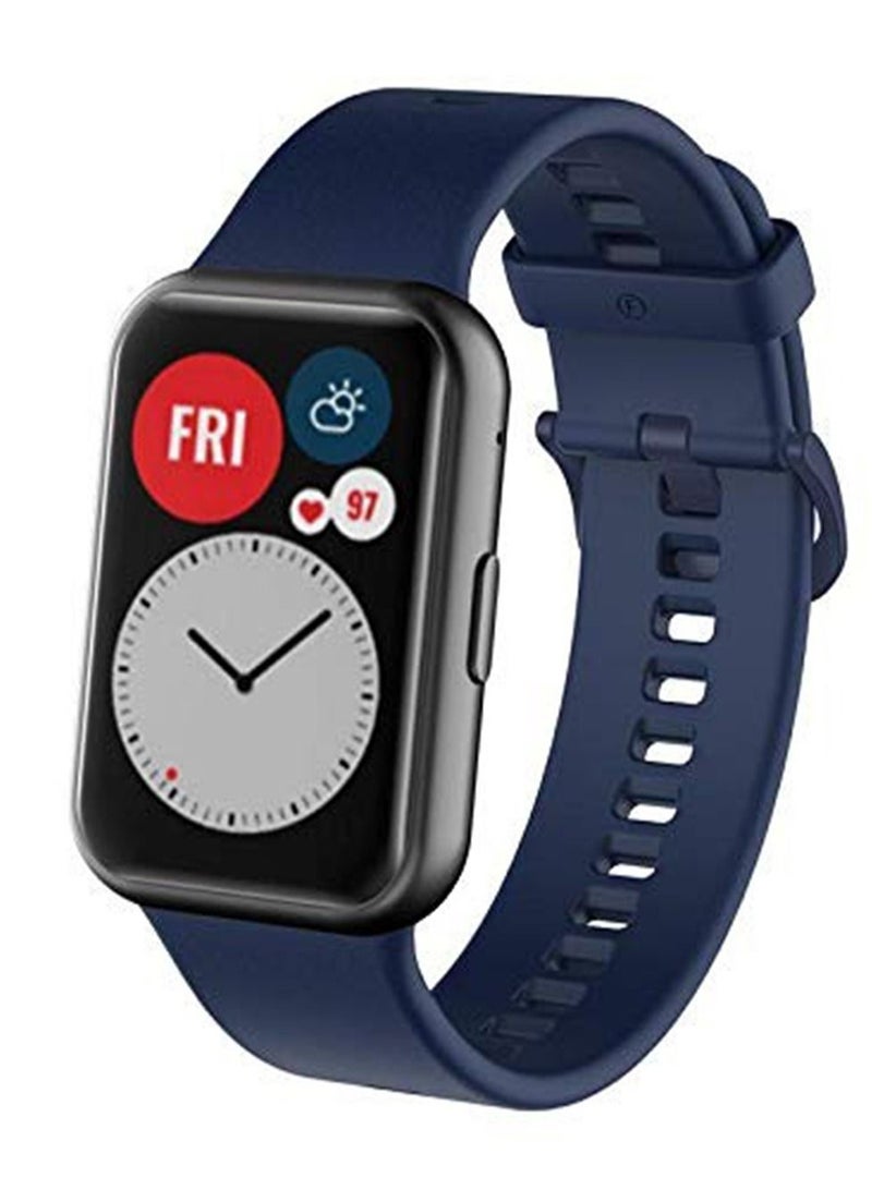 Wristband For Huawei Watch Fit - Dark Blue  - Image 1