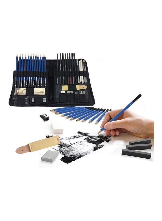 NIBEMINENT 40-Piece Professional Drawing Kit Multicolour - Image 1