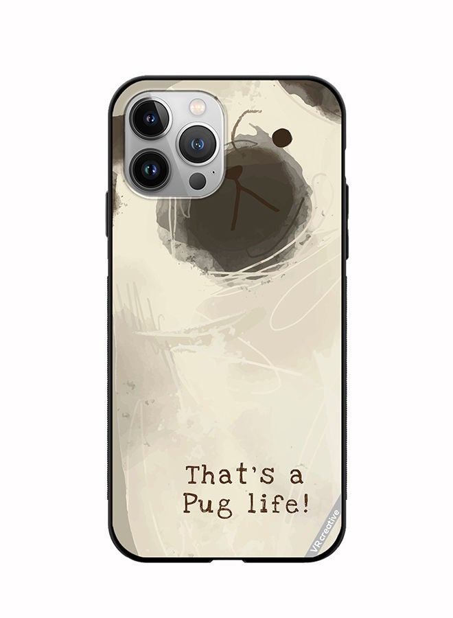 VR CREATIVE Protective Case Cover For Apple iPhone 12 Pro Pug Life 1  Design Multicolour