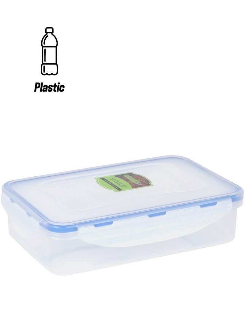 Royalford Air Proof Box With Silicone Sealing Ring Premium Quality Plastic Ware 800 Ml Multi Color 20.5 X 13.2 X 5 Cm Bpa Free Leak Free Odor Free - Image 1