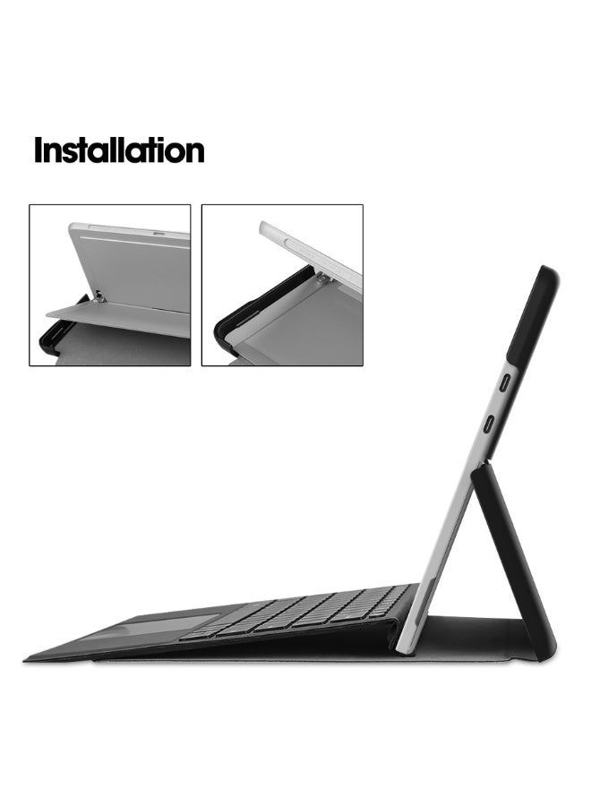 Case for Microsoft Surface Pro 12 (2025) 12 inch, Lightweight PU Leather Case Anti-Drop Shockproof Protective Stand Cover for Microsoft Surface Pro 12 - Image 3