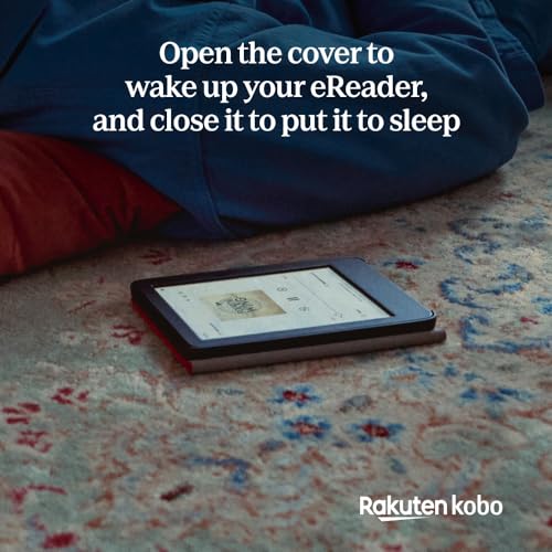 Kobo Clara Colour/BW SleepCover Case | Black | Sleep/Wake Technology | Built-in 2-Way Stand | Vegan Leather | Compatible with 6” Kobo Clara Colour/BW eReader - Image 4