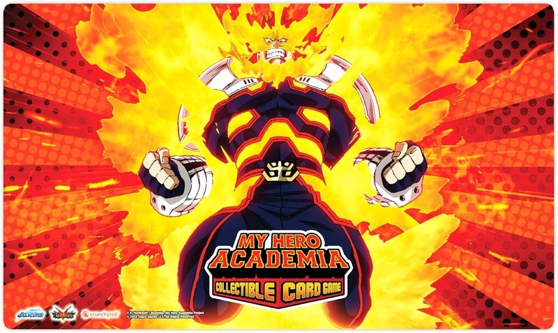 Asmodee Jasco My Hero Academia Collectible Card Game Series 3 Endeavor PLAYMAT  18 by 24 Rubber Game Mat  Ages 14  2030 Minutes  Made by Jasco Games - Image 1