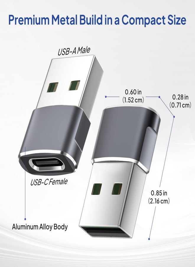 Elebase USB C Female to USB Male Adapter (2 Pack)Type C to A Connector for iPhone 11 12 Mini Pro MaxXR SEAirpods iPad AirSamsung Galaxy Note 10 20 S20 S21 Plus S20+ S21+ 21 UltraGoogle Pixel 5 - Image 4