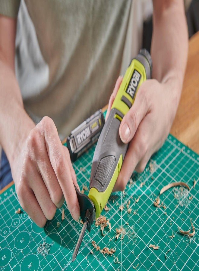 RYOBI RPC4-120G 4V Cordless Power Carver Tool (1 x 4V 2.0Ah), Hyper Green - Image 4