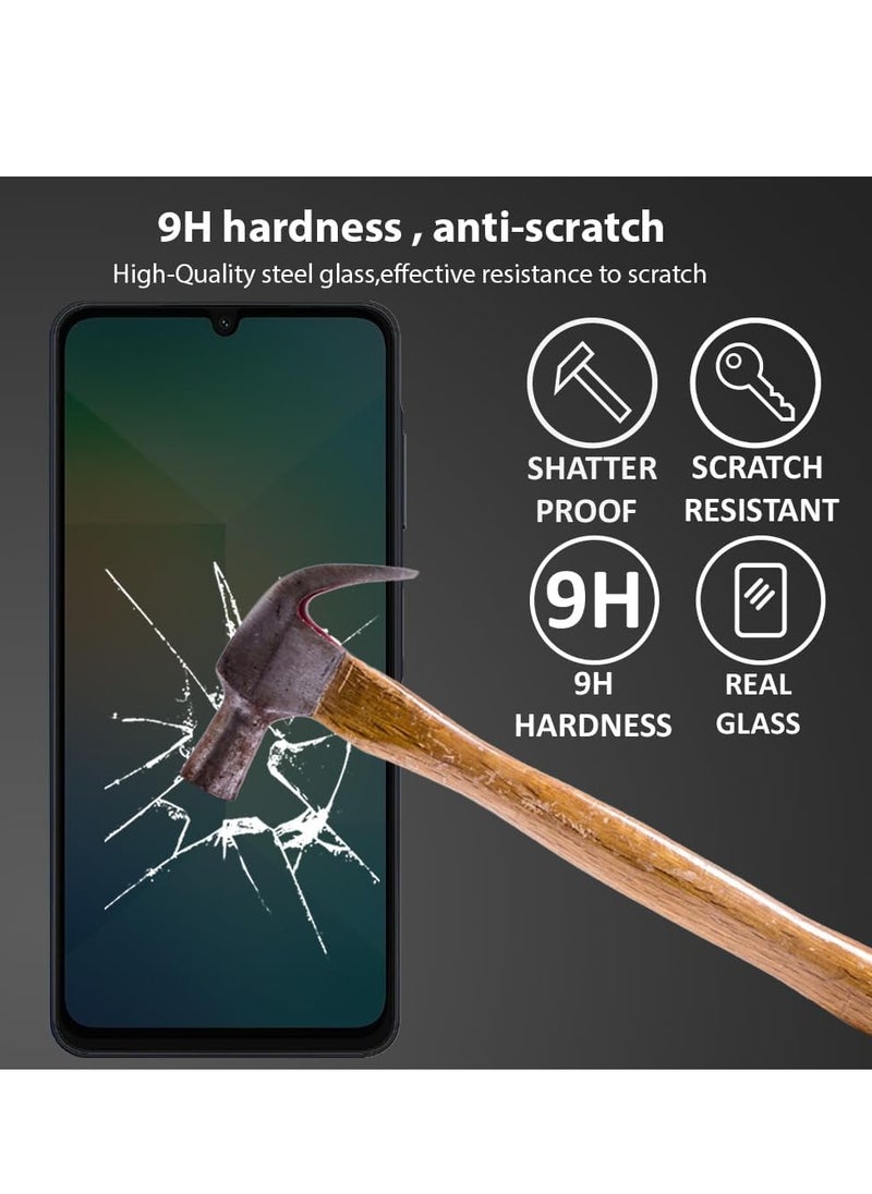 Samsung Galaxy A06 Privacy Screen Protector Full Coverage Scratch Resistant 9H Hardness Anti-Spy Privacy Tempered Glass For Samsung Galaxy A06